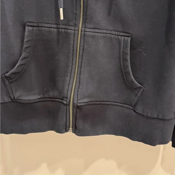 Harley-Davidson Ladies Black Hoodie with Pink Logo. Large - Picture 5 of 8